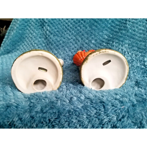 Set Of 2 Vintage Art Mark Porcelain Clown Figurines - Picture 10 of 13